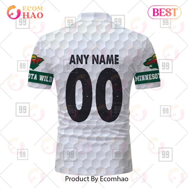 Personalized Golf Mix NHL Minnesota Wild Polo Shirt