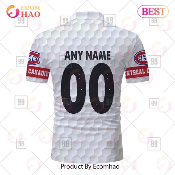 Personalized Golf Mix NHL Montreal Canadiens Polo Shirt