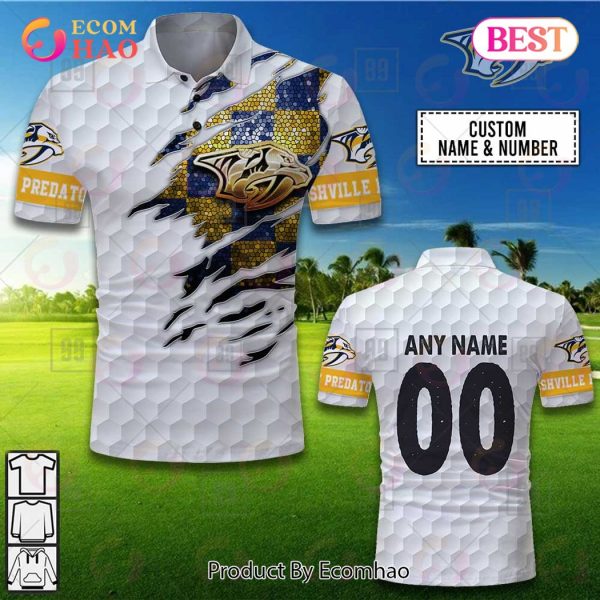 Personalized Golf Mix NHL Nashville Predators Polo Shirt
