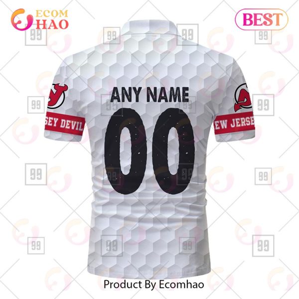Personalized Golf Mix NHL New Jersey Devils Polo Shirt