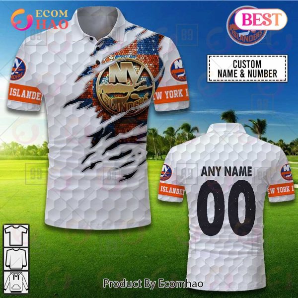 Personalized Golf Mix NHL New York Islanders Polo Shirt