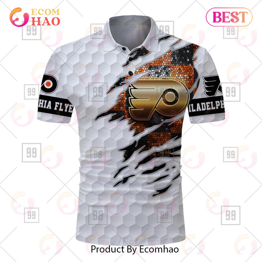 Personalized Golf Mix NHL Philadelphia Flyers Polo Shirt