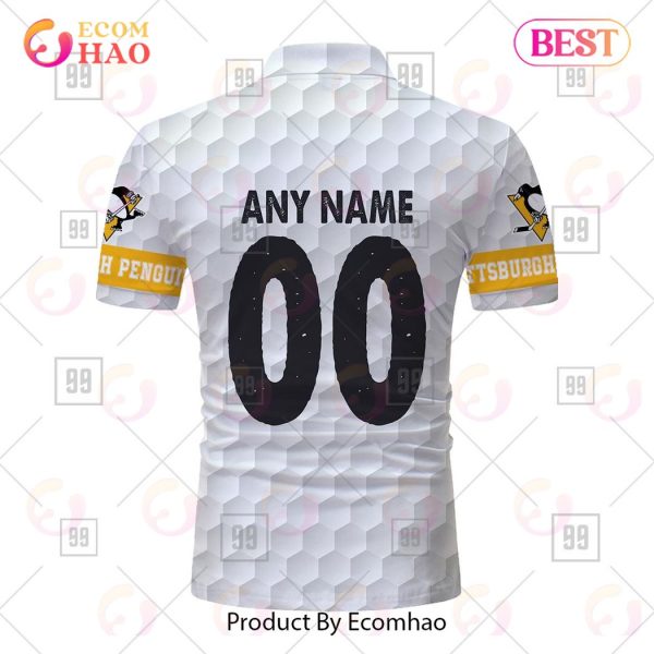 Personalized Golf Mix NHL Pittsburgh Penguins Polo Shirt
