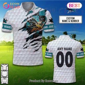 Personalized Golf Mix NHL San Jose Sharks Polo Shirt
