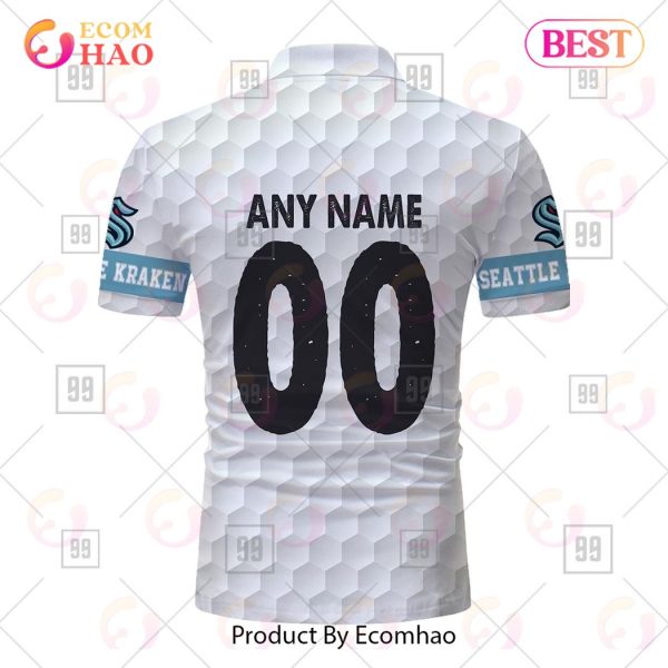 Personalized Golf Mix NHL Seattle Kraken Polo Shirt