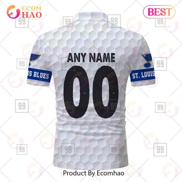 Personalized Golf Mix NHL St. Louis Blues Polo Shirt