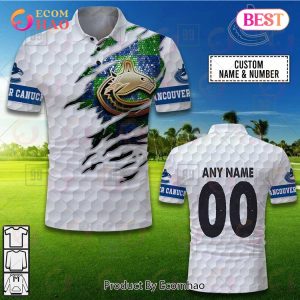 Personalized Golf Mix NHL Vancouver Canucks Polo Shirt