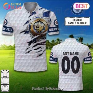 Personalized Golf Mix NHL Winnipeg Jets Polo Shirt