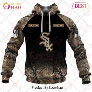 Personalized MLB Chicago White Sox Hunting Camouflage 3D Hoodie