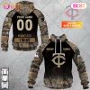 Personalized MLB Milwaukee Brewers Hunting Camouflage 3D Hoodie