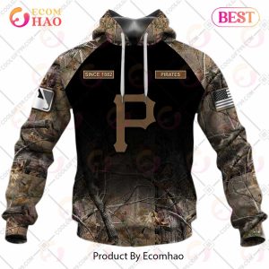Personalized MLB Pittsburgh Pirates Hunting Camouflage 3D Hoodie