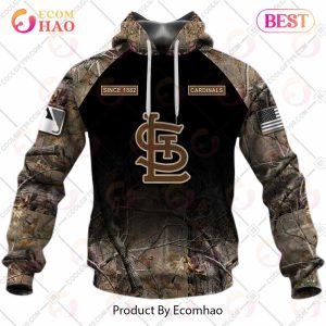 Personalized MLB St. Louis Cardinals Hunting Camouflage 3D Hoodie