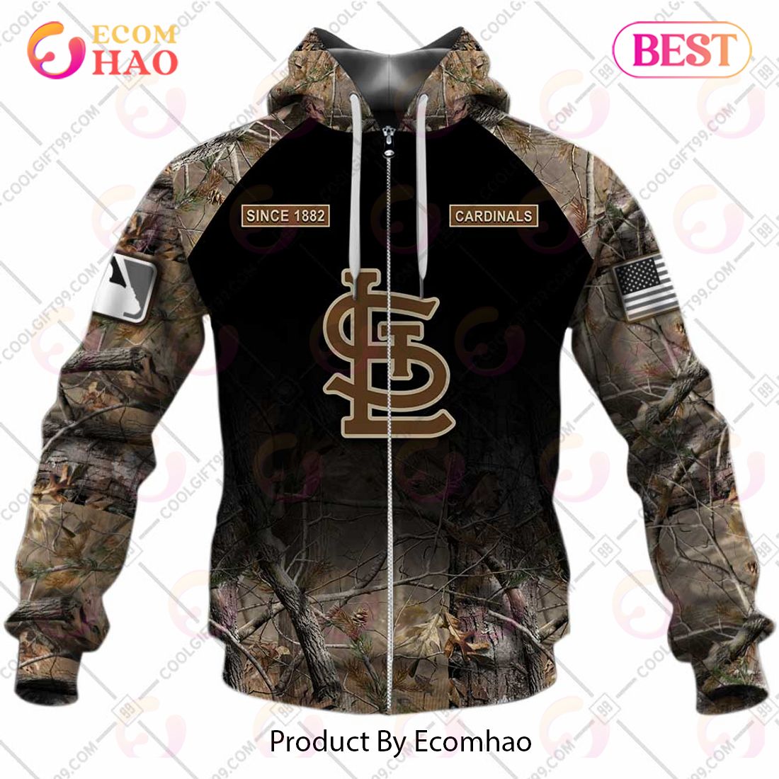 ST.Louis Cardinals MLB Personalized Hunting Camouflage Hoodie T
