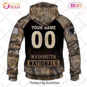 Custom Washington Nationals Womens Shirt 3D Hunting Camo Nationals