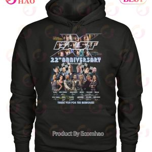 Fast X 22nd Anniversary 2001 – 2023 Thank You For The Memories T-Shirt
