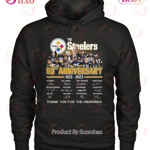 The Steelers 90th Anniversary 1933 – 2023 Thank You For The Memories T-Shirt