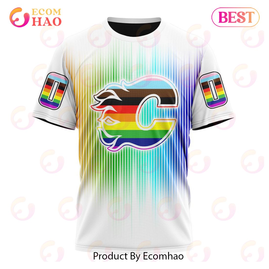 NHL Calgary Flames Special Design For Pride Month 3D Hoodie