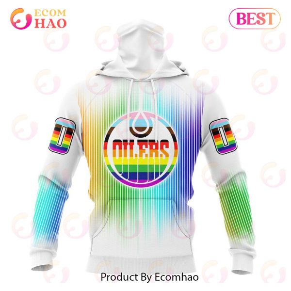 NHL Edmonton Oilers Special Design For Pride Month 3D Hoodie