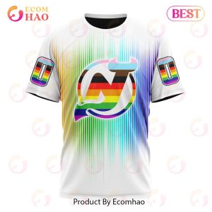 NHL New Jersey Devils Special Design For Pride Month 3D Hoodie