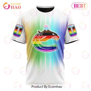 NHL Vancouver Canucks Special Design For Pride Month 3D Hoodie