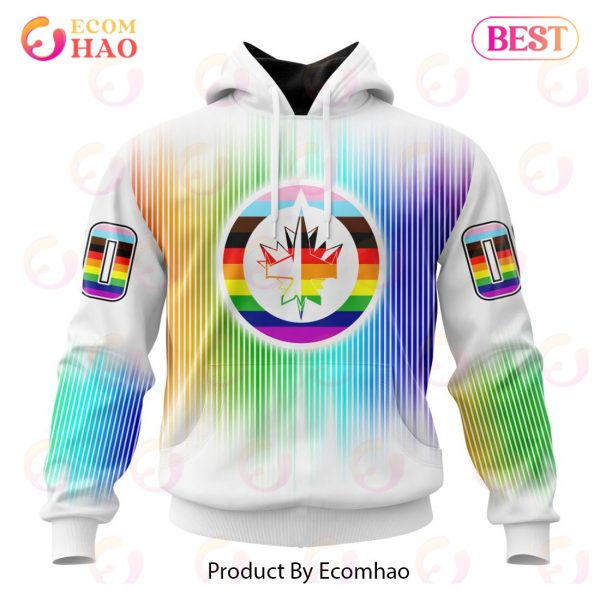 NHL Winnipeg Jets Special Design For Pride Month 3D Hoodie