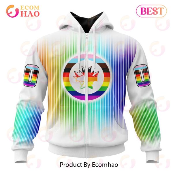 NHL Winnipeg Jets Special Design For Pride Month 3D Hoodie