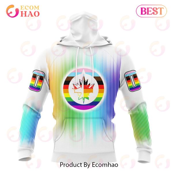 NHL Winnipeg Jets Special Design For Pride Month 3D Hoodie