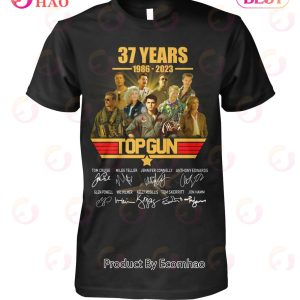 37 Years 1986 – 2023 Top Gun Signature T-Shirt