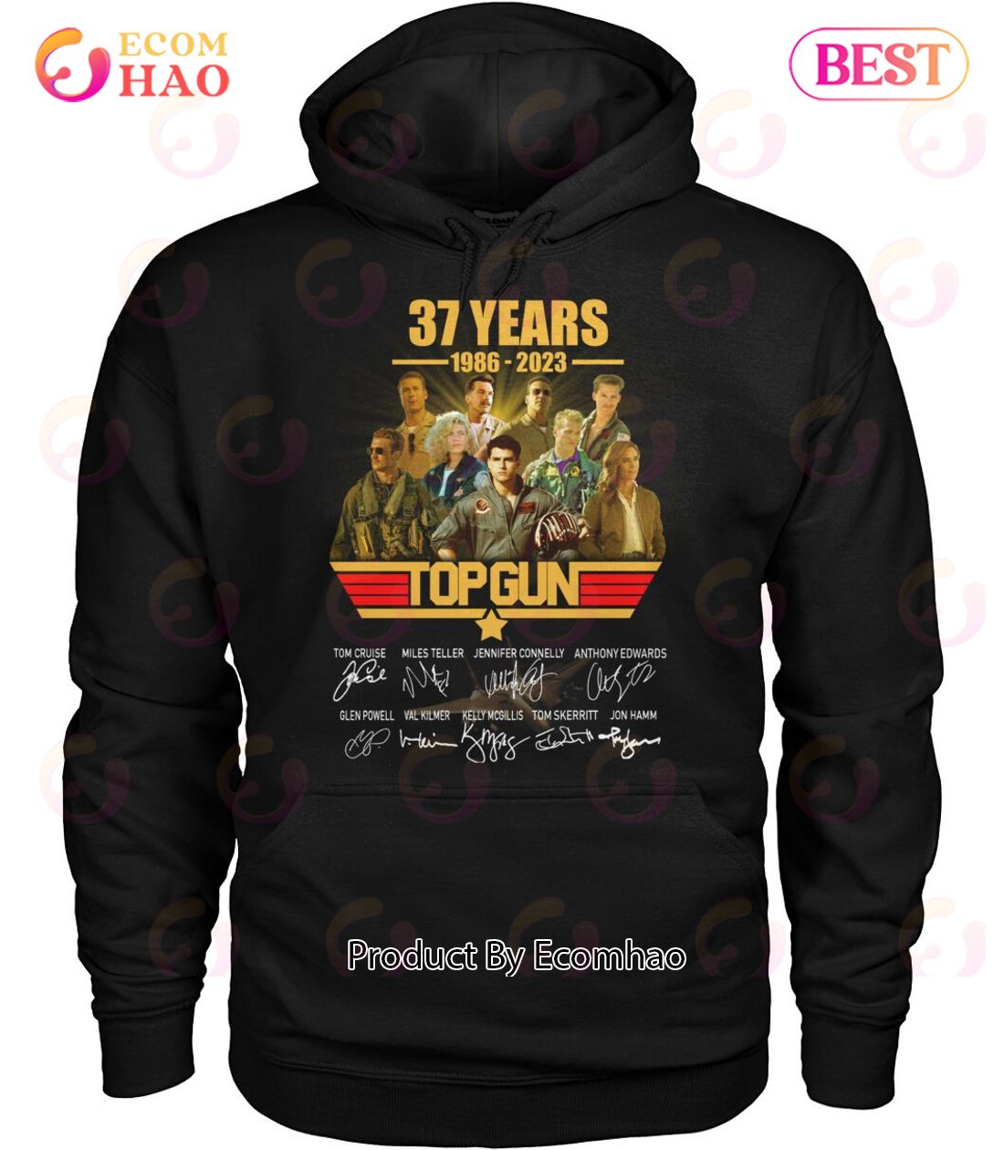 37 Years 1986 – 2023 Top Gun Signature T-Shirt