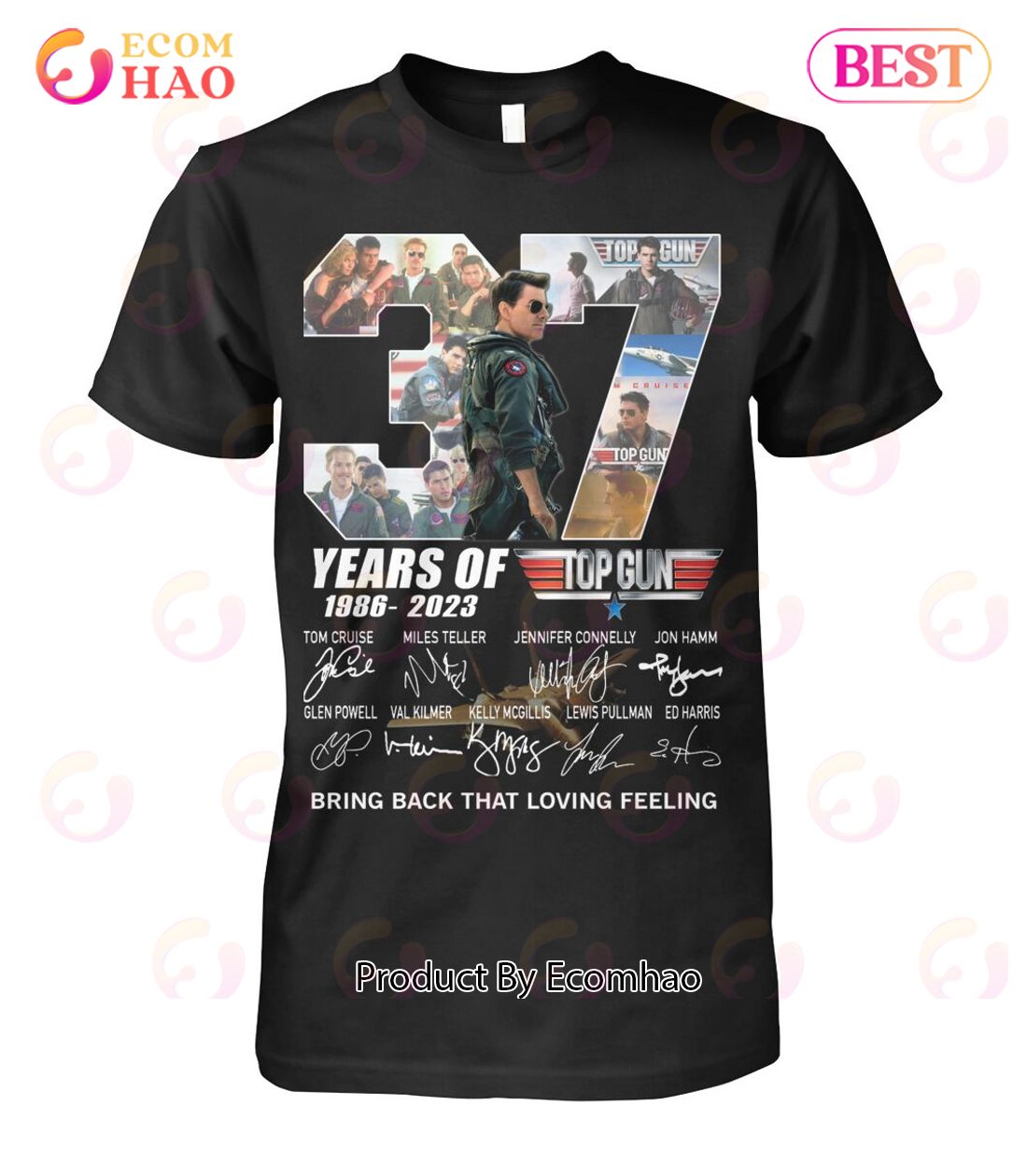 37 Years Of 1983 – 2023 Top Gun Bring Back That Loving Feeling T-Shirt