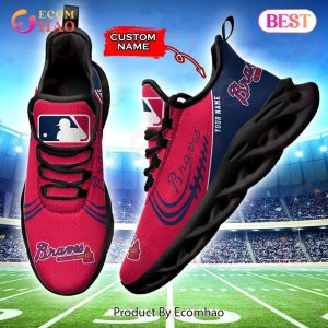 MLB Atlanta Braves Max Soul Sneaker Custom Name
