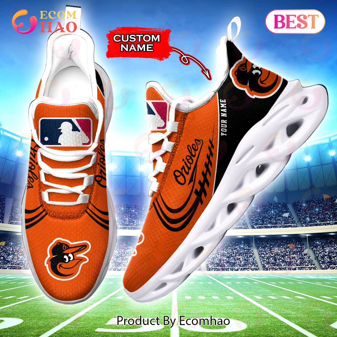 Baltimore Orioles Mix Jerseys MLB Max Soul Shoes Custom Name For