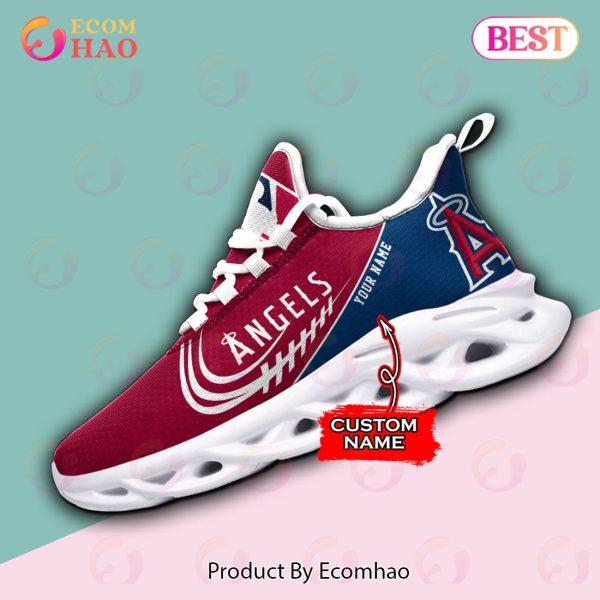 MLB Los Angeles Angels Max Soul Sneaker Custom Name