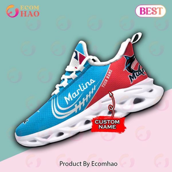 MLB Miami Marlins Max Soul Sneaker Custom Name