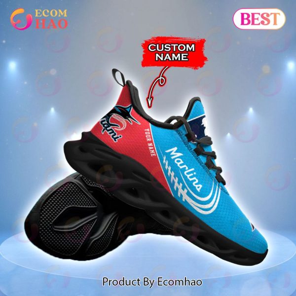 MLB Miami Marlins Max Soul Sneaker Custom Name