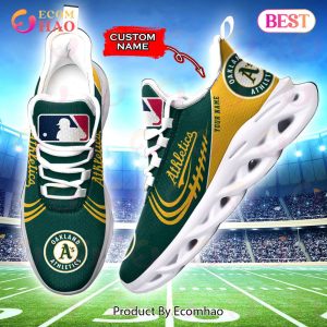 MLB Oakland Athletics Max Soul Sneaker Custom Name