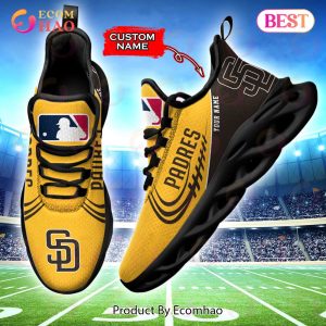 MLB San Diego Padres Max Soul Sneaker Custom Name