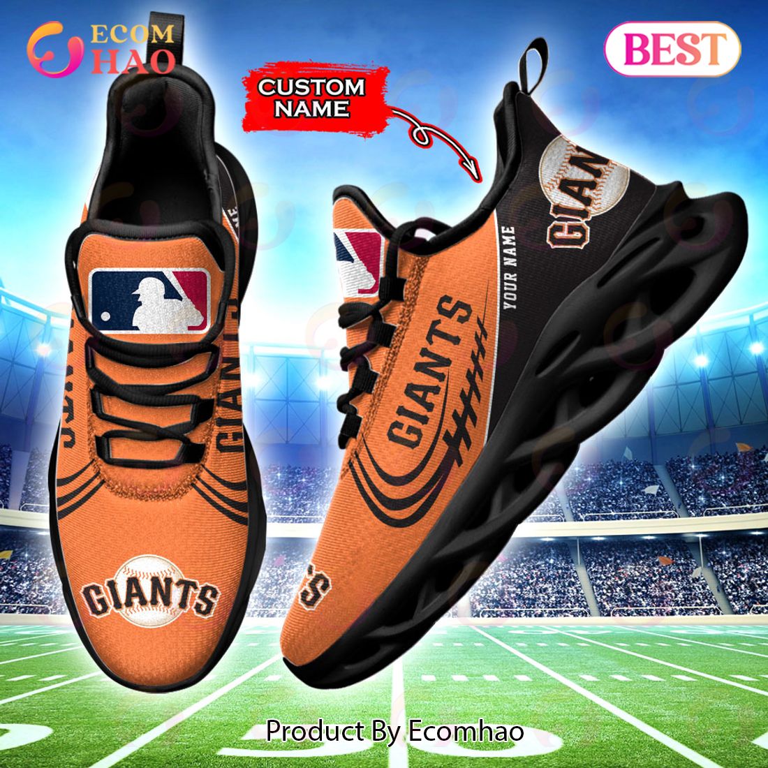 MLB San Francisco Giants Max Soul Sneaker Custom Name