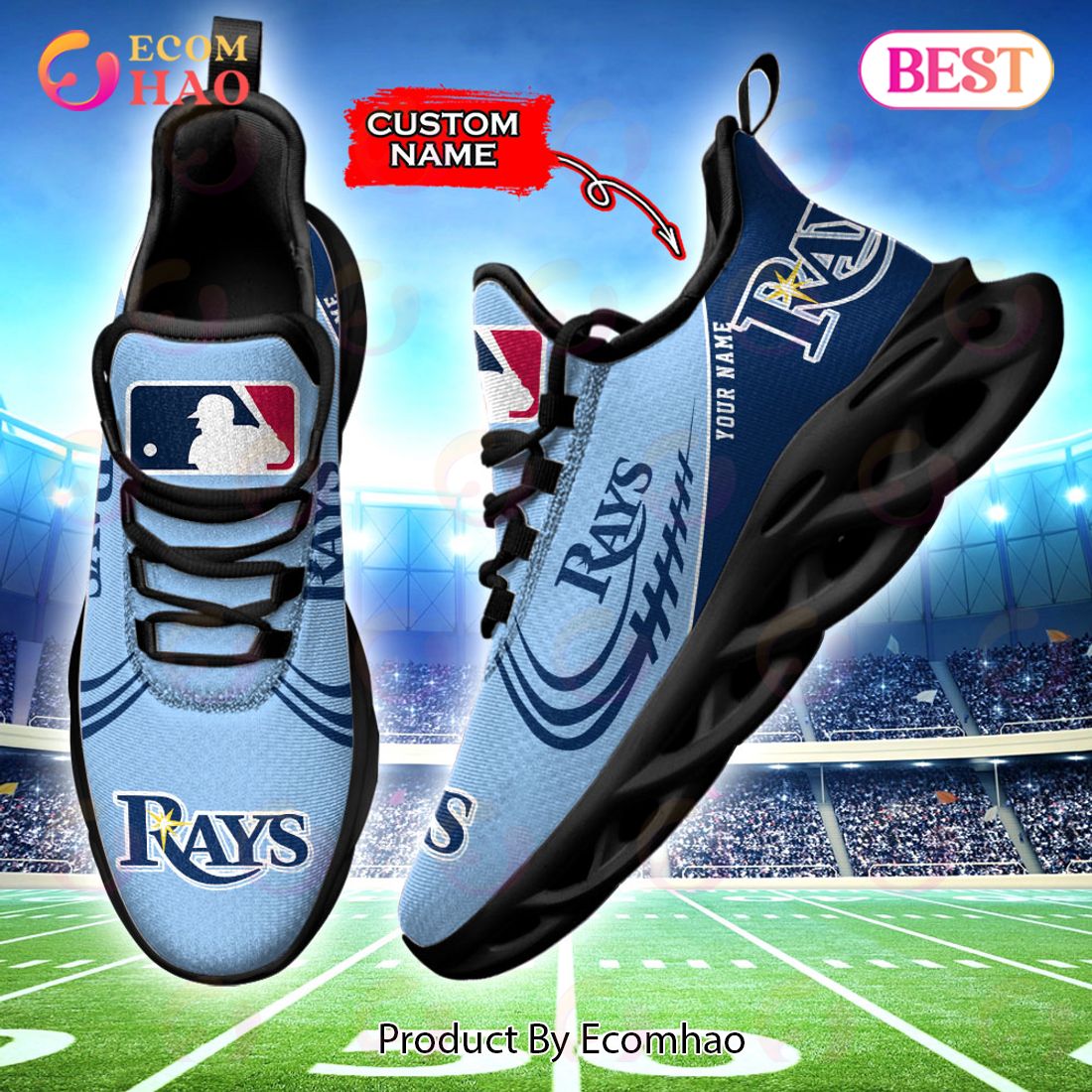 MLB Tampa Bay Rays Max Soul Sneaker Custom Name