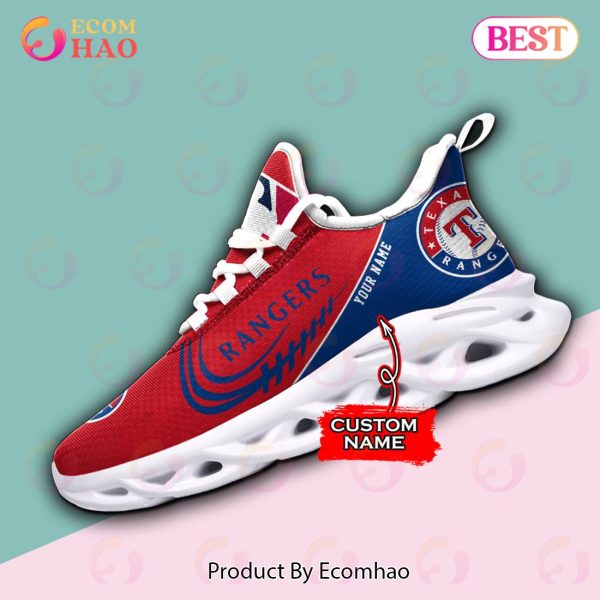 MLB Texas Rangers Max Soul Sneaker Custom Name