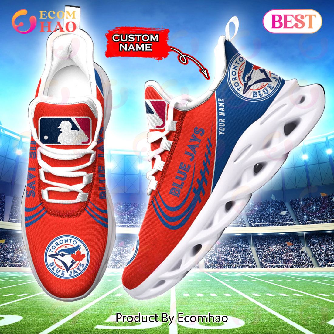 MLB Toronto Blue Jays Max Soul Sneaker Custom Name