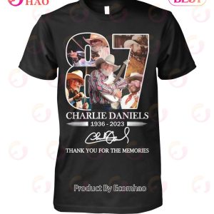 Charlie Daniels 1936 – 2023 Thank You For The Memories T-Shirt