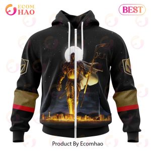 NHL Vegas Golden Knights Special The Knight Cometh Design 3D Hoodie