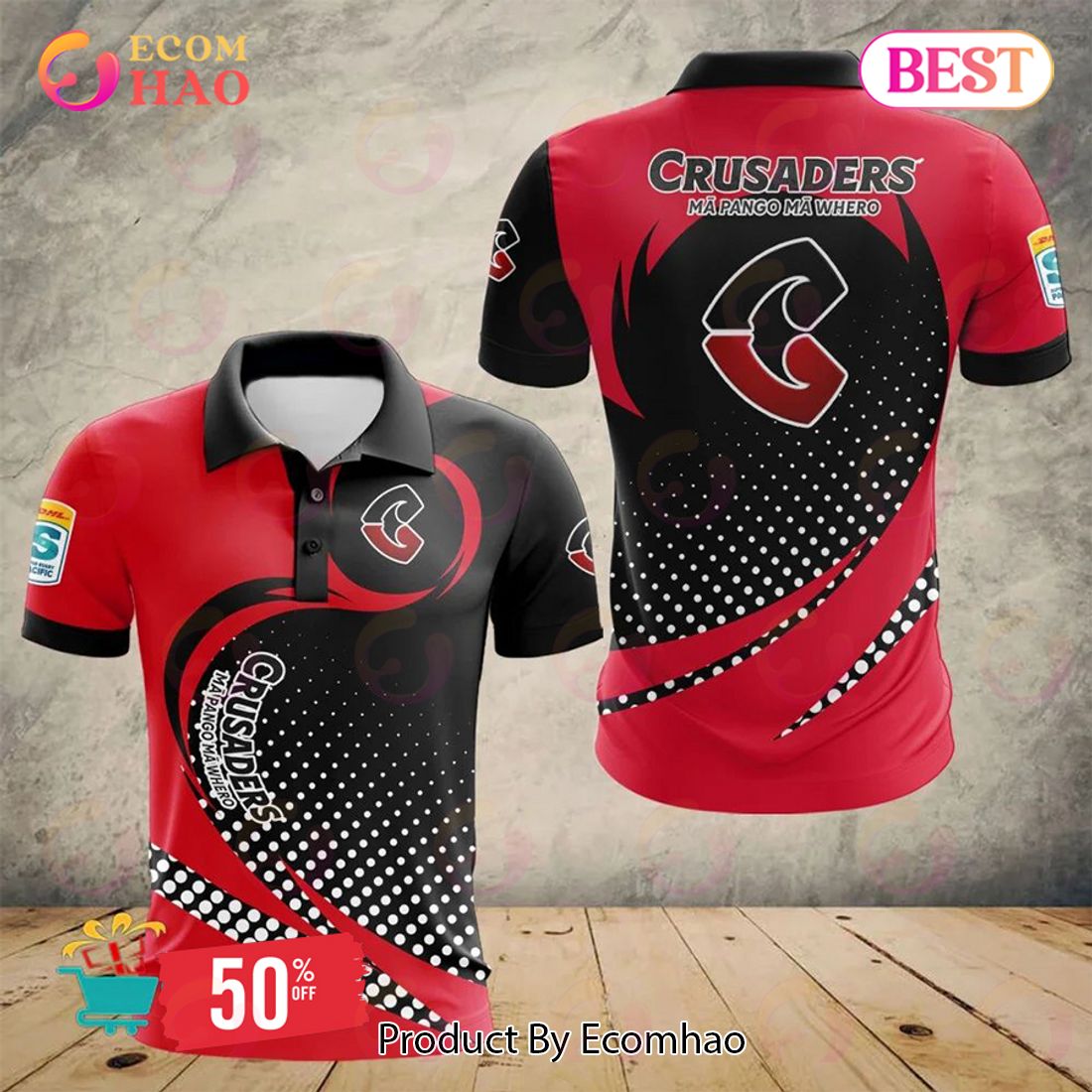 Super Rugby BNZ Crusaders Special Polo Design