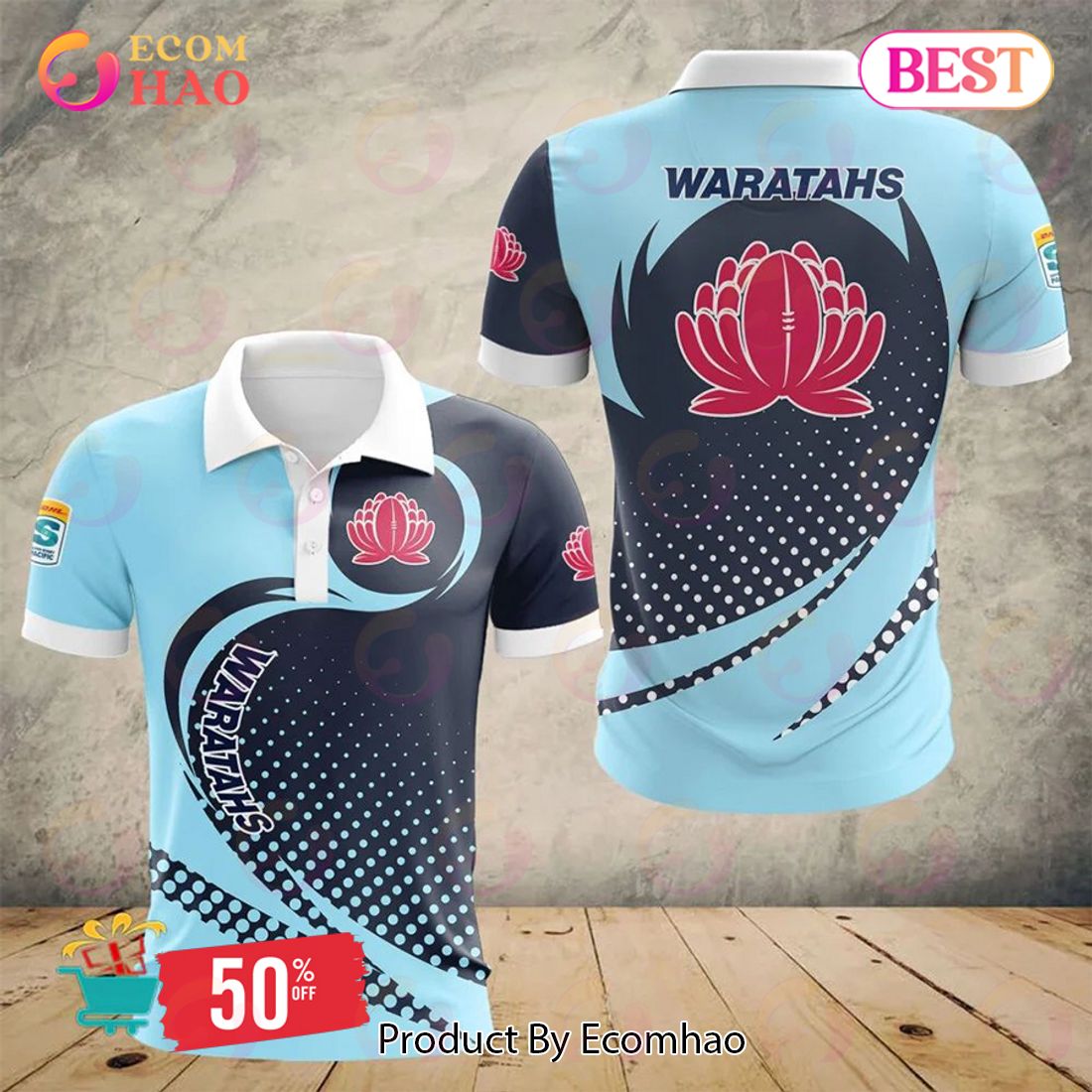 Super Rugby New South Whale Waratahs Special Polo Design