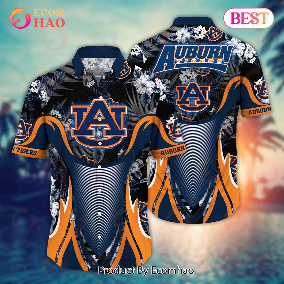 Auburn Tigers NCAA Flower Hawaii Shirt