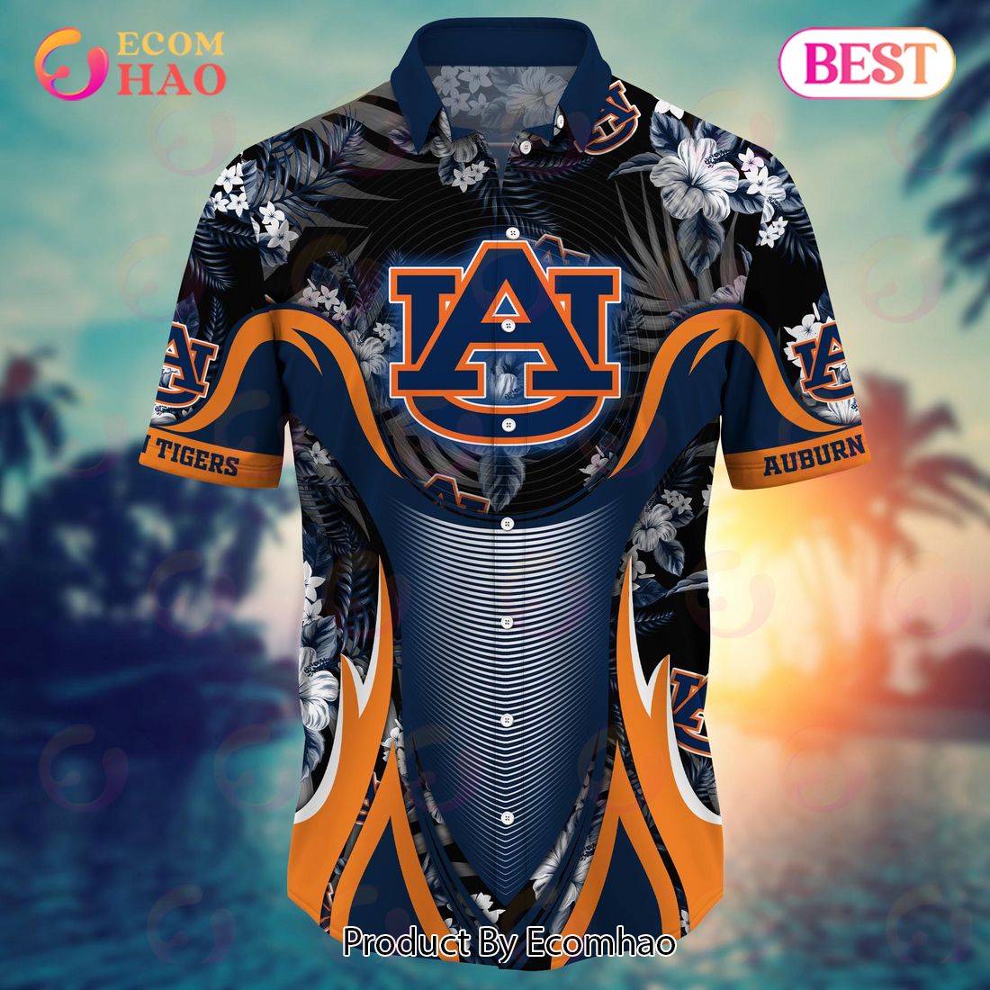 Auburn Tigers NCAA Flower Hawaii Shirt