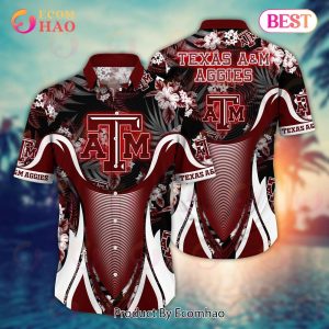 Texas A&M Aggies NCAA Flower Hawaii Shirt