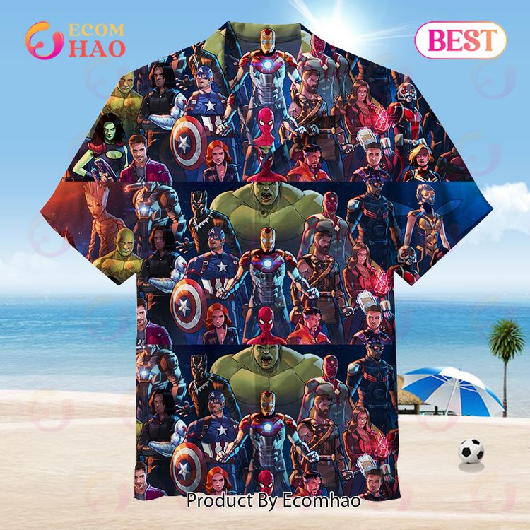 Superhero Comics Unisex Hawaiian Shirt