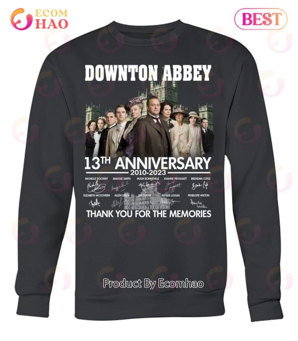 Downton Abbey 13th Anniversary 2010 – 2023 Thank You For The Memories T-Shirt